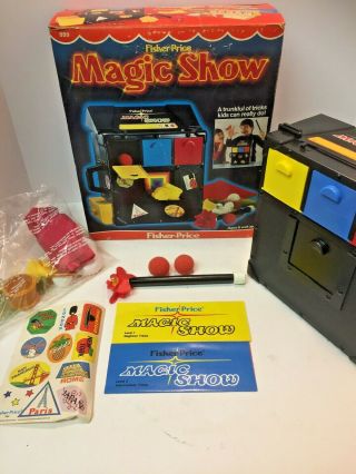 Vintage 1982 Fisher Price Magic Show Complete