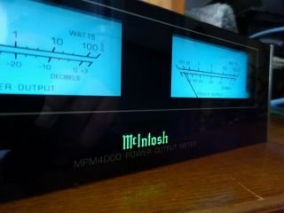 McIntosh MPM4000 power output Meter very Rare 8