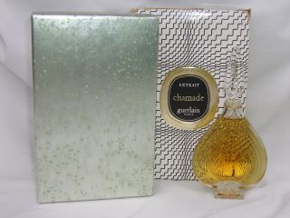 Guerlain " Chamade " Vintage Bottle Extract Perfume Full 34ml 15cm,  2 Box