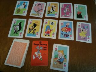 Vintage Whitman Bugs Bunny Card Game Playing Cards Complete 1966