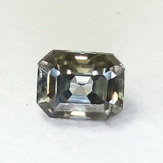 1.  94 Cts 7mm,  Vs1 Emerald Certified Rare Color Carbon Silver Natural Diamond