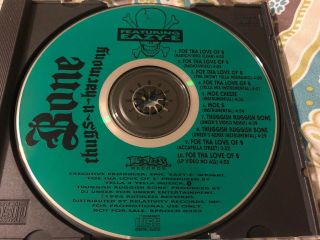 Bone Thugs “foe The Luv Of $” Rare 9 Track Dj Promo Cd Eazy - E Yella Ruthless
