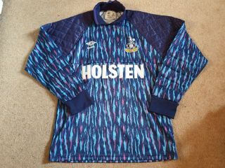 Tottenham Goalkeeper Shirt 91 94 Vintage Erik Thousvett.  Ian Walker.