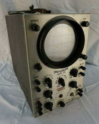 Vintage Eico Oscilloscope Dc - Wide Band Model 460
