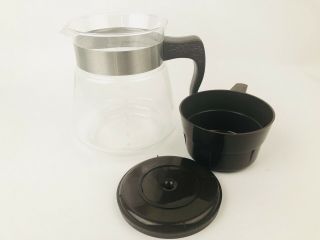 Vintage Faberware 1970s Automatic Drip Coffee Maker & Carafe Wood Brown Retro 6