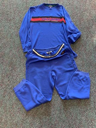 Polo Sport Ralph Lauren Suit Blue Retro Vintage Og Rare Xl Authentic Vtg Usa