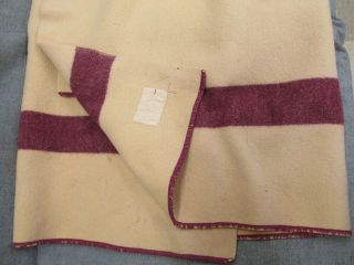 WWII American Woolen blanket Marked 