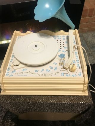 Vintage Holly Hobbie Vinyl Record Player