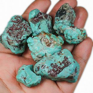 316.  8ct Bisbee Turquoise Rough Unstabilized High Hardness 100 Natural Uyss1235