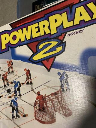 Vintage Winn Well Irwin PowerPlay 2 Table Top Toy Hockey Game Set Made In Canada 3