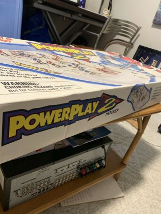 Vintage Winn Well Irwin PowerPlay 2 Table Top Toy Hockey Game Set Made In Canada 8