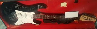 Rare Autographed Ibanez Gio Electric Guitar 311 Band Signed By 5 Hexum P - Nut Jsa