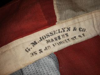 Vintage 45 Star 1896 U.  S.  Flag prox 5 ' x 8 ' wool Josselyn & Co SF 4