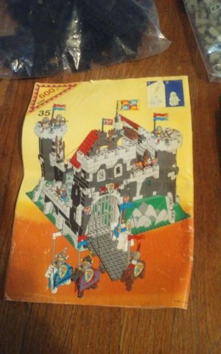 1992 Lego Black Knight ' s Castle 6086 vintage 90 ' s 8