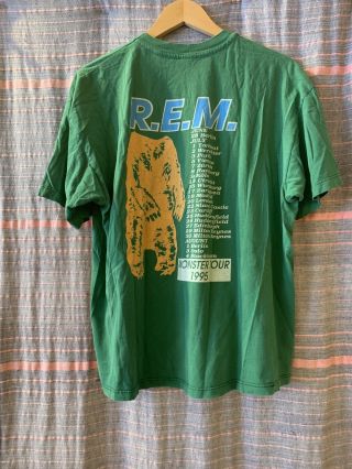 REM monster Vintage Tour T Shirt Crewneck Pullover 1995 1994 3