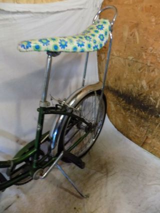 1971 SCHWINN FAIR LADY STINGRAY MUSCLE BIKE VINTAGE GREEN GIRLS BICYCLE LIL CHIK 12