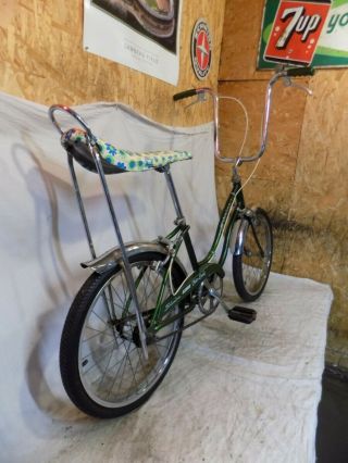 1971 SCHWINN FAIR LADY STINGRAY MUSCLE BIKE VINTAGE GREEN GIRLS BICYCLE LIL CHIK 2