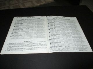 VINTAGE 1978 BALMORAL PARK HARNESS HORSE RACING PROGRAM CHICAGO 2