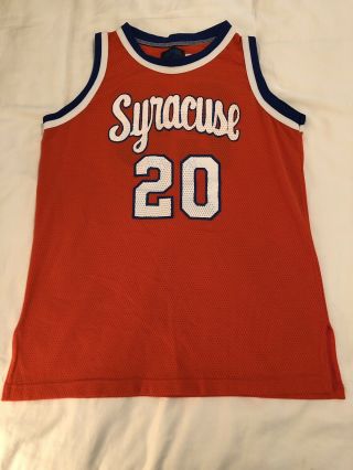 Vintage 1987 Syracuse Orange Basketball Jersey - 20 Sherman Douglas