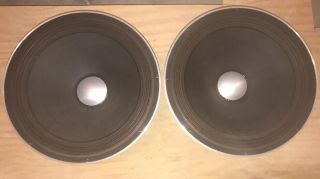 Vintage Jbl E155 - 4 18” Bass Guitar Speaker 4 Ohm Pair Near