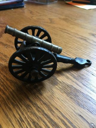 Brass & Metal Cannon Cast Iron Cannon Civil War 12 Pounder Napoleon 4.  5”