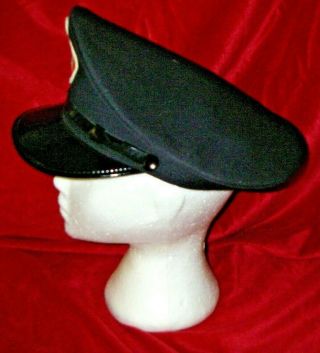 Vintage Collectible BA Oil Service Gas Station Uniform Hat Cap Patch - LARGE - Sz 7 3
