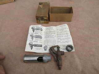 Nos Vintage Ideal Junior Explosion Whistle Model T Ford Spark Plug Adapter