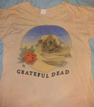 Vintage authentic the Grateful Dead Concert tour T Shirt 1981 Stanley Mouse L nr 2