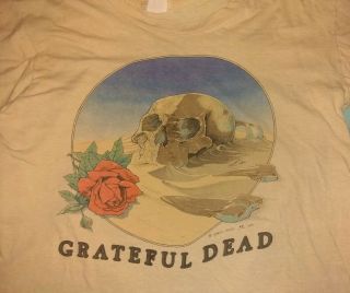 Vintage authentic the Grateful Dead Concert tour T Shirt 1981 Stanley Mouse L nr 3