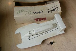 Vintage 22 " Rc Hydroplane Electric Boat With Mrp Motor And Mrc Parts