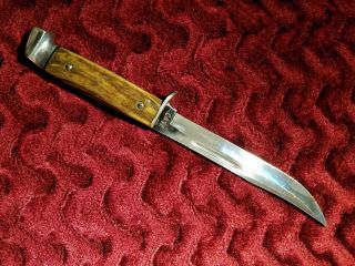 Rare Vintage 1965 - 69 Case Stag Handle Hunting Fixed Blade Knife