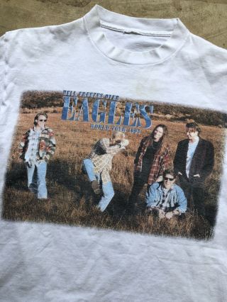 Vintage Eagles Hell Freezes Over World Tour 1994 Giant T Shirt Size L 2