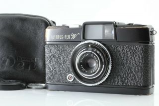 [rare Exc,  5] Olympus Pen W Wide Black Half Frame Film Camera From Japan 161