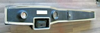 1965 Impala Ss 4 Speed Complete Center Console,  Clock: Rare