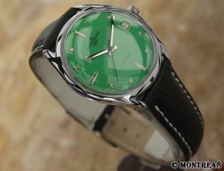 Ulysse Nardin Swiss Made 1960s Mens Auto Stainless St 35mm Vintage Watch JE117 3