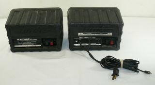 2 Vintage Bose Roommate Powered Stereo Speakers WIth Wires Right Left USA 1984 3