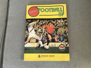 Vintage Panini : Football 81 Sticker Album 100 Complete