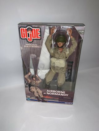 Nisb Vintage Gi Joe Airborne At Normandy Ww2 Hasbro 1999 Complete