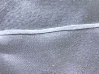 A,  Vintage Set 10 White Linen Napkins 26 