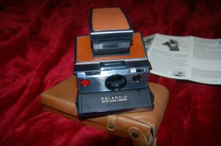 Vintage Polaroid SX - 70 Land Camera w/Case 3