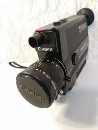 Canon 310XL 8 8MM Movie Camera Recorder with C - 8 Zoom Lens VINTAGE Rare 3
