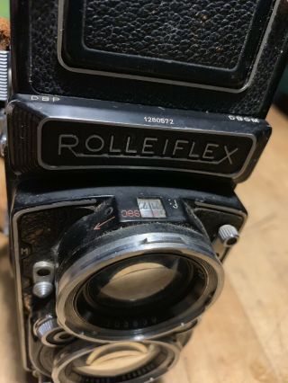 Rare ROLLEI ROLLEIFLEX 2.  8C CAMERA w/ Schneider Xenotar 80mm f2.  8 9