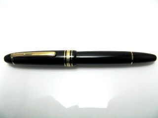 MONTBLANC 146 FOUNTAIN PEN WEST GERMANY NIB M GRADE 14K VINTAGE 1985 ' s 2