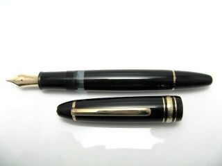 MONTBLANC 146 FOUNTAIN PEN WEST GERMANY NIB M GRADE 14K VINTAGE 1985 ' s 3