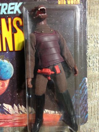 Star Trek Aliens Vintage Mego The Gorn 1975 TOS unpunched rare collectable. 7