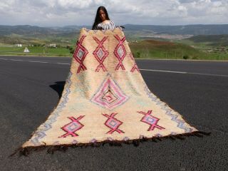 Vintage Authentic Rug Berber Handmade /moroccan Rug - Teppich 8 