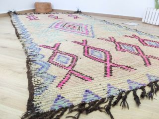 Vintage Authentic RUG Berber Handmade /Moroccan rug - Teppich 8 ' 8  /5 ' 2 4