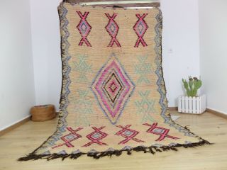 Vintage Authentic RUG Berber Handmade /Moroccan rug - Teppich 8 ' 8  /5 ' 2 5