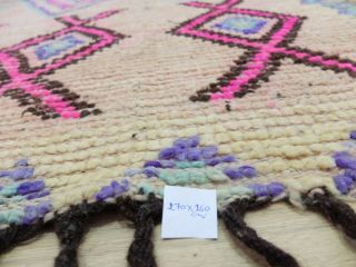 Vintage Authentic RUG Berber Handmade /Moroccan rug - Teppich 8 ' 8  /5 ' 2 8
