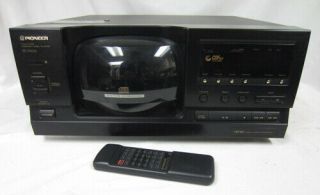 Pioneer Pd - F906 Vintage 101 Disc Cd Player Changer Jukebox Great W/ Remote
